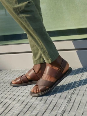 Sandały Pier One By Zalando koniakowy