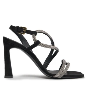Sandały Pollini SA16039C1ITA0000 Czarny