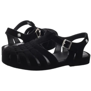 Sandały Possession Velvet II A 37845 / BN603 Black Flocked (ML412-a) Melissa