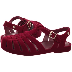 Sandały Possession Velvet II A 37845 / BN606 Red Flocked (ML412-b) Melissa