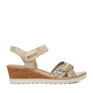 Sandały Remonte CEO-R6266-90 Złoty