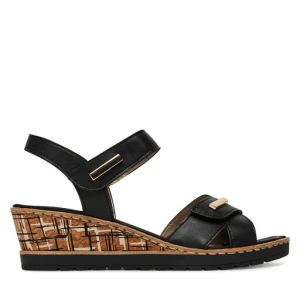 Sandały Remonte R6266-00 Czarny