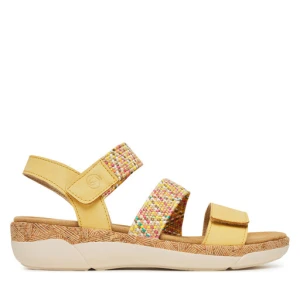 Sandały Remonte R6861-68 Żółty