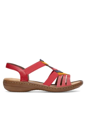 Sandały Rieker 60804-33 Czerwony