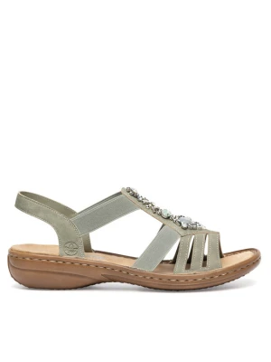 Sandały Rieker 60839-52 Zielony