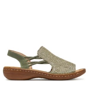 Sandały Rieker 60843-52 Zielony