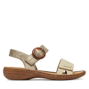 Sandały Rieker 608Z3-60 Beżowy