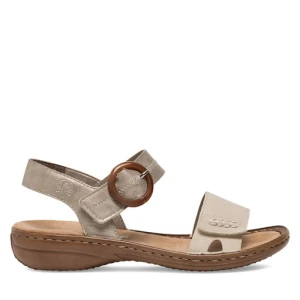 Sandały Rieker 608Z3-60 Beżowy