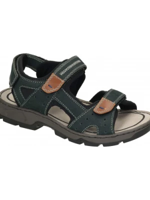 SANDAŁY RIEKER - 610014-05 BLUE