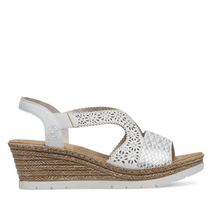 Sandały Rieker 61916-80 Biały