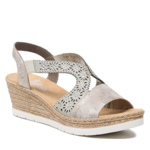 Sandały Rieker 61916-91 Szary