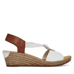 Sandały Rieker 624H6-81 Biały