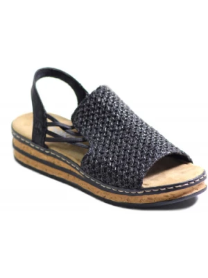 SANDAŁY RIEKER - 62941-00 BLACK