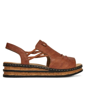 Sandały Rieker 62962-22 Brązowy