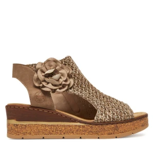 Sandały Rieker 63791-60 Brązowy