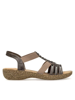 Sandały Rieker 65861-45 Brązowy