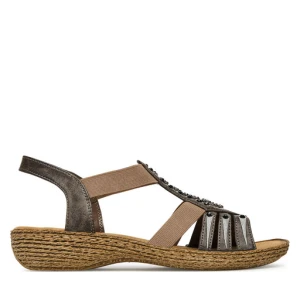 Sandały Rieker 65861-45 Szary
