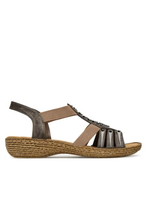 Sandały Rieker 65861-45 Szary