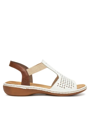 Sandały Rieker 65917-80 Biały