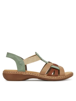 Sandały Rieker 65918-52 Zielony