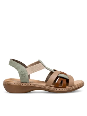 Sandały Rieker 65918-52 Zielony