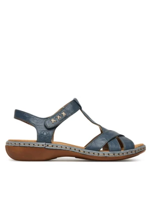 Sandały Rieker 65919-12 Niebieski