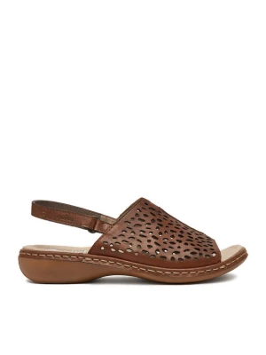 Sandały Rieker 65985-25 Beżowy