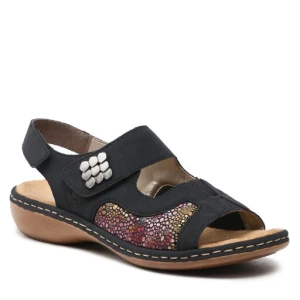 Sandały Rieker 65989-14 Granatowy