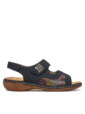 Sandały Rieker 65989-14 Granatowy