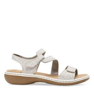 Sandały Rieker 659C7-81 Biały