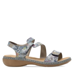 Sandały Rieker 659C7-90 Kolorowy