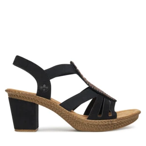 Sandały Rieker 66526-00 Czarny