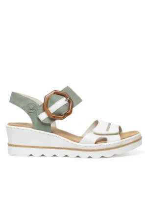 Sandały Rieker 67476-81 Zielony