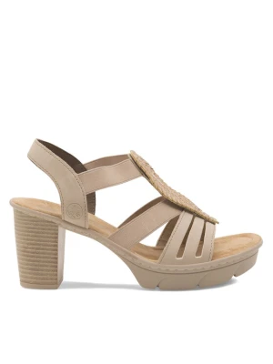 Sandały Rieker 67526-62 Beżowy
