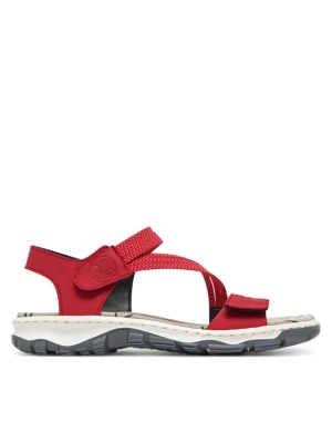 Sandały Rieker 68871-33 Czerwony