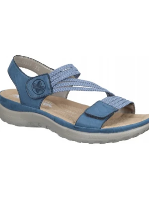 SANDAŁY RIEKER - 910173-05 BLUE
