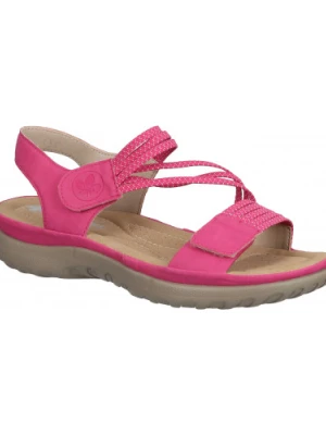 SANDAŁY RIEKER - 910173-43 PINK