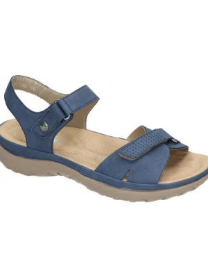 SANDAŁY RIEKER - 910174-51 BLUE