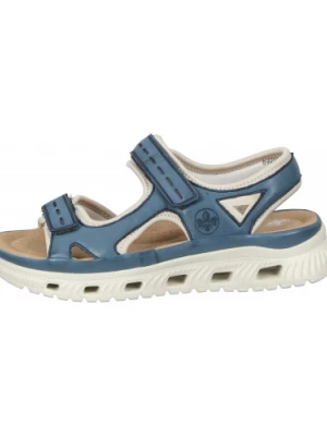 SANDAŁY RIEKER - 910238-05 BLUE