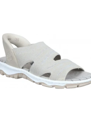 SANDAŁY RIEKER - 910287-08 BEIGE