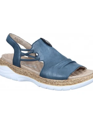 SANDAŁY RIEKER - 910298-05 BLUE