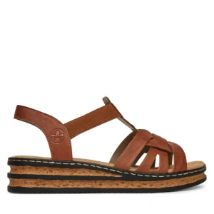 Sandały Rieker CEO-62918-22 Brązowy