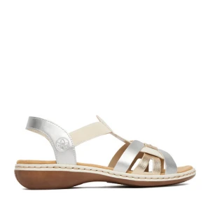 Sandały Rieker CEO-65918-91 Srebrny