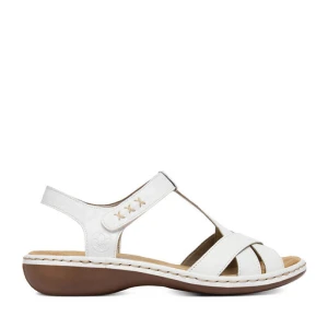 Sandały Rieker CEO-65919-80 Biały