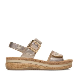 Sandały Rieker CEO-V0951-90 Złoty