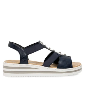 Sandały Rieker V0287-14 Granatowy