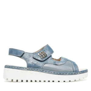 Sandały Rieker V1389-12 Niebieski