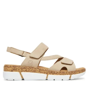 Sandały Rieker V2366-60 Beżowy