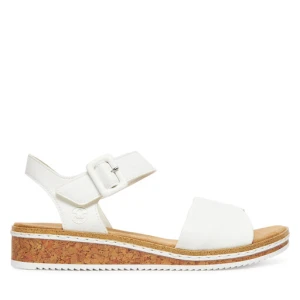 Sandały Rieker V3691-80 Biały