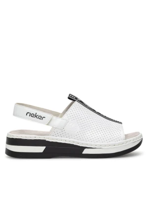Sandały Rieker V5915-80 Biały